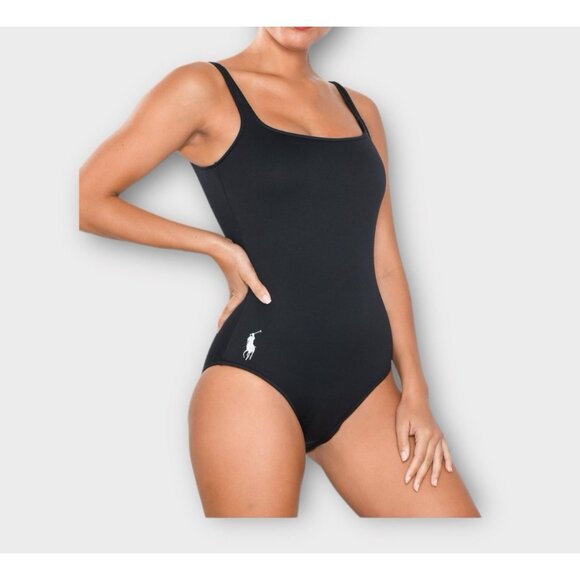 Polo Ralph Lauren Scoopback One-Piece Swimsuit sz L NEW - Picture 9 of 11